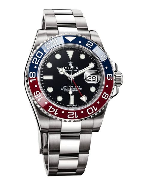 rolex azul con rojo